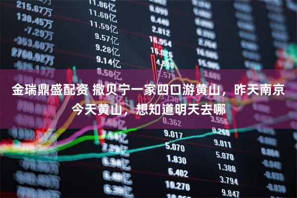 金瑞鼎盛配资 撒贝宁一家四口游黄山，昨天南京今天黄山，想知道明天去哪